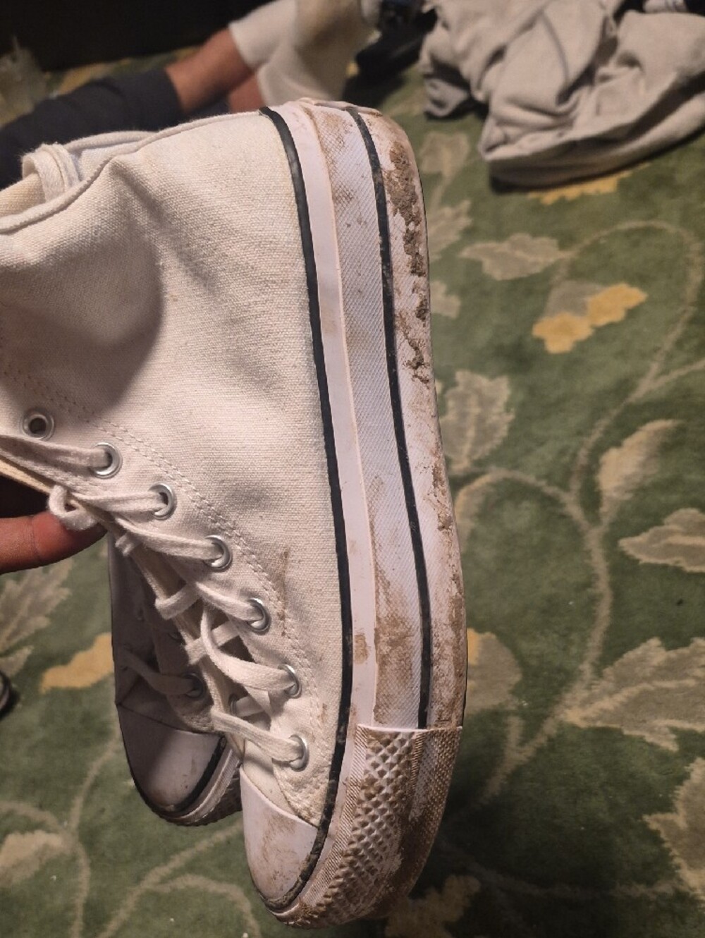Converse White High-Top Canvas Sneakers - Picture 4 of 9